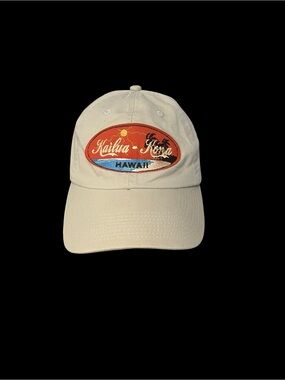 Kailua Kona Hawaii LIDS By Lakeshirts Slideback Baseball Cap Hat Adjustable OS